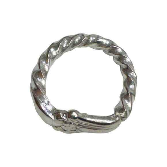 Artisan Silverware Ring made from a British Silver Plated Antique Bread Fork - Picture 6 of 13